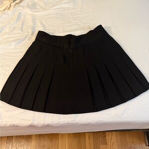 Forever 21 Black Pleated Mini Skirt